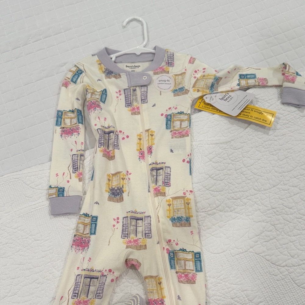 Sweet Dreams Kids One Piece - Cream with Multicolor Print